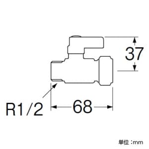 三栄水栓製作所 【販売終了】架橋ポリボールバルブ 架橋ポリエチレン管用 呼び:13 架橋ポリボールバルブ 架橋ポリエチレン管用 呼び:13 V612-13X13 画像2