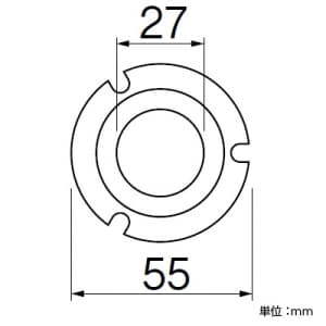 三栄水栓製作所 【販売終了】保温材付樹脂管フランジ 戸建・集合住宅用 管と壁のすきま風防止 保温材付樹脂管フランジ 戸建・集合住宅用 管と壁のすきま風防止 R545 画像2