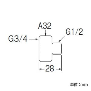 三栄水栓製作所 【販売終了】20×13アダプター(クロム) 呼び20(G3/4)×呼び13(G1/2) 青銅製 20×13アダプター(クロム) 呼び20(G3/4)×呼び13(G1/2) 青銅製 T755-20X13 画像2