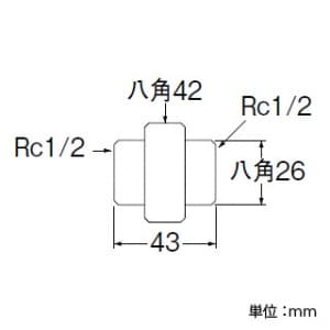 三栄水栓製作所 【販売終了】ユニオン(クロム) 呼び13(Rc1/2) 青銅製 ユニオン(クロム) 呼び13(Rc1/2) 青銅製 JT71-13 画像2