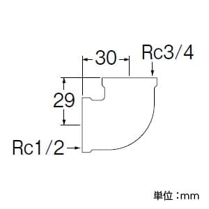 三栄水栓製作所 【販売終了】異径エルボ(クロム) 呼び20(Rc3/4)×13(Rc1/2) 青銅製 異径エルボ(クロム) 呼び20(Rc3/4)×13(Rc1/2) 青銅製 JT731-1-20X13 画像2