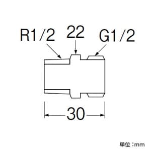 三栄水栓製作所 【販売終了】ステンレスフレキニップル 呼び13(R1/2)×13(G1/2) SUS304製 ステンレスフレキニップル 呼び13(R1/2)×13(G1/2) SUS304製 TS20-13 画像2