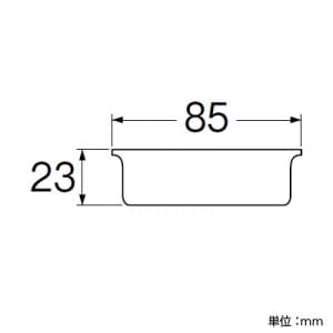 三栄水栓製作所 【生産完了品】ゴミキャッチ キッチン用 直径85mm ステンレス製  PH62F-2-L 画像3