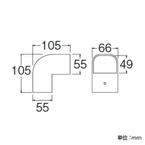 三栄水栓製作所 【販売終了】さや管エルボカバー バスルーム用 L曲がり部分用 T421-861用 さや管エルボカバー バスルーム用 L曲がり部分用 T421-861用 R5461-15A 画像2