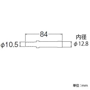 三栄水栓製作所 【販売終了】ペア樹脂管銅管金具セット バスルーム用 10A樹脂管と径12.7銅管接続用 ペア樹脂管銅管金具セット バスルーム用 10A樹脂管と径12.7銅管接続用 T421-5S-10AX12.7 画像2