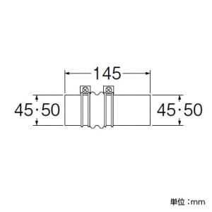 三栄水栓製作所 【販売終了】バスロングジャバラ バスルーム用 EPDM製 バスロングジャバラ バスルーム用 EPDM製 PT48-5 画像2