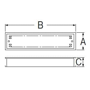 H907-150X450 (三栄水栓製作所)｜バス・空調用品｜管材｜電材堂【公式】