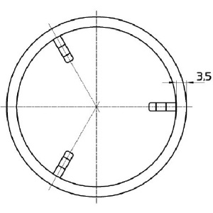 SANEI 【販売終了】ワントラップワン 排水用品 直径:72mm 高さ:75mm ワントラップワン 排水用品 直径:72mm 高さ:75mm JH534-72X75 画像2