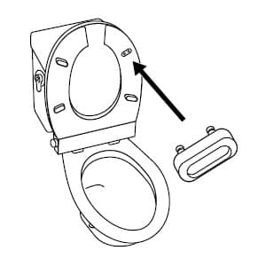 三栄水栓製作所 【販売終了】便座クッションゴム トイレ用 PW9041・PW9071用交換用クッション 2個入 便座クッションゴム トイレ用 PW9041・PW9071用交換用クッション 2個入 PW90-42S 画像2