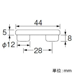 SANEI 【販売終了】便座クッションゴム トイレ用 PW902・PW903用交換用クッション 2個入 便座クッションゴム トイレ用 PW902・PW903用交換用クッション 2個入 PW902-42S 画像3