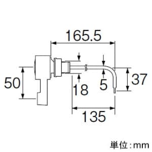 三栄水栓製作所 【販売終了】ロータンクレバー トイレ用 レバーからフロートまで:165.5mm ロータンクレバー トイレ用 レバーからフロートまで:165.5mm PH84-171XL 画像3