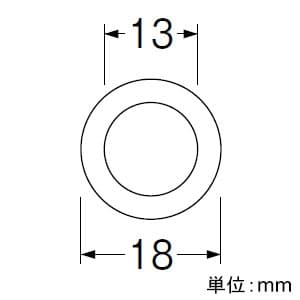 SANEI 【販売終了】給水管アジャストパッキン 水栓部品 パイプ径:12.7mm用 給水管アジャストパッキン 水栓部品 パイプ径:12.7mm用 PP42-15S-13 画像2