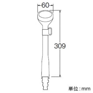 三栄水栓製作所 【販売終了】ソフトノズル ガーデニング バンド1個付 適合ホース内径:12〜18mm ソフトノズル ガーデニング バンド1個付 適合ホース内径:12〜18mm PN66-1S-M 画像2