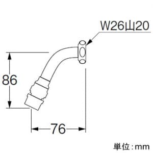 三栄水栓製作所 【販売終了】ジョインター万能ホームパイプ ガーデニング 適合ホース内径:12〜15mm ジョインター万能ホームパイプ ガーデニング 適合ホース内径:12〜15mm PY127-64X-16 画像3