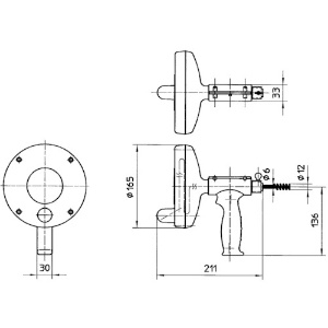 SANEI パイプクリーナー メンテナンス用品 長さ:3m パイプクリーナー メンテナンス用品 長さ:3m PR802S-3 画像3