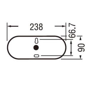 オーデリック 【生産完了品】LEDスポットライト 一般形 5.7W フレンジタイプ 白熱灯60W×2灯相当 電球色(2700K) 光束792lm 配光角100° オフホワイト  OS256240LD 画像5