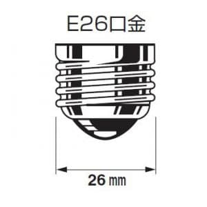 東芝 【生産完了品】LED電球 一般電球形 広配光タイプ 40W形相当 電球色 E26口金  LDA5L-G-K/40W 画像2