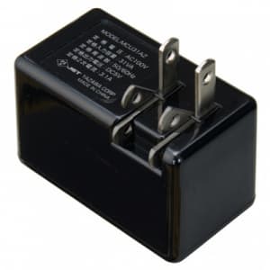 ヤザワ 【生産完了品】AC/USB変換アダプター USB2ポート USB出力3.1A ブラック  MCU31A2BK 画像2