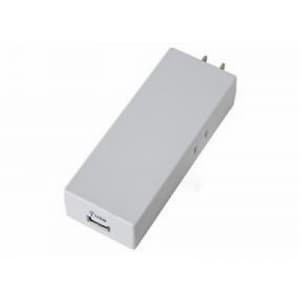 ヤザワ 【生産完了品】USBタップ コーナータップ型 AC1個口 USB2ポート USB出力2A ホワイト HC300WH2U2A