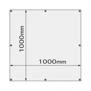 ジェフコム スパッタクロス ガラス繊維織物(両面シリコンコーティング) サイズ:1000×1000mm スパッタクロス ガラス繊維織物(両面シリコンコーティング) サイズ:1000×1000mm SC-1010 画像2