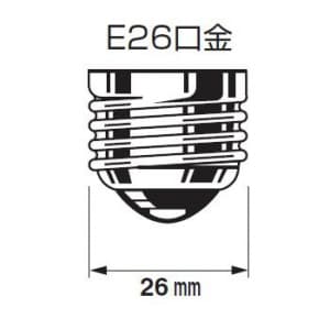 ヤザワ 【生産完了品】調光対応レフ型LED電球 電球色相当 約750lm 115° E26口金  LDR10LHD 画像3