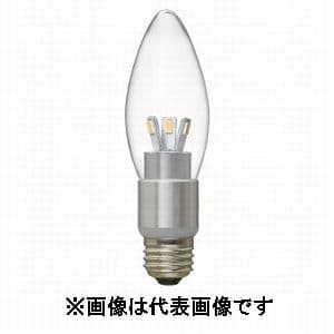 ヤザワ 【生産完了品】調光対応シャンデリア形LED電球 電球色相当 約220lm E26口金 LDC4LG37D