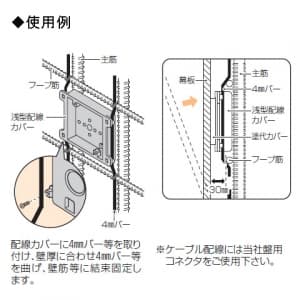 未来工業 【お買い得品 10個セット】浅型配線カバー 【お買い得品 10個セット】浅型配線カバー CDO-K30_10set 画像2