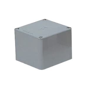 未来工業 プールボックス 正方形 ノックなし 150×150×55 グレー PVP-1505