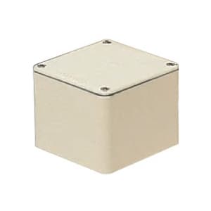 未来工業 防水プールボックス 平蓋 正方形 ノックなし 150×150×75 ミルキーホワイト PVP-1507AM