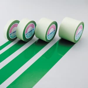日本緑十字社 【生産完了品】ガードテープ 緑 100mm幅×100m (148132)  GT-101G