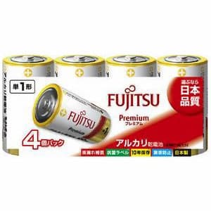 富士通 【販売終了】アルカリ乾電池 プレミアムタイプ 単1形 4個パック 多包装パック アルカリ乾電池 プレミアムタイプ 単1形 4個パック 多包装パック LR20FP(4S)