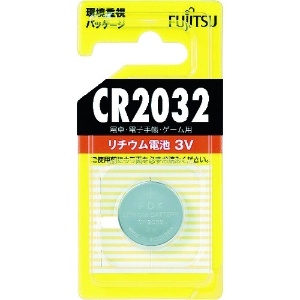 富士通 【販売終了】リチウムコイン電池 3V 1個パック CR2032C(B)N