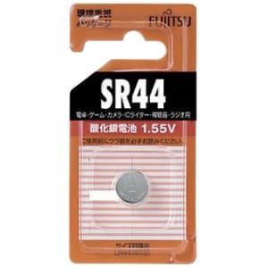 富士通 【販売終了】酸化銀電池 1.55V 1個パック SR44C(B)N