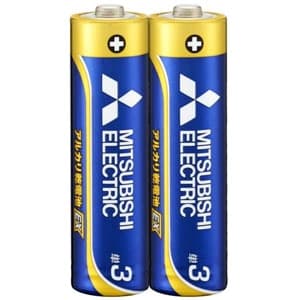 三菱 アルカリ乾電池 長持ちハイパワー EXシリーズ 単3形 2本パック アルカリ乾電池 長持ちハイパワー EXシリーズ 単3形 2本パック LR6EXD/2S