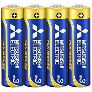 三菱 【生産完了品】アルカリ乾電池 長持ちハイパワー EXシリーズ 単3形 4本パック LR6EXD/4S