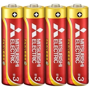 三菱 【生産完了品】アルカリ乾電池 長持ちパワー Gシリーズ 単3形 4本パック LR6GD/4S