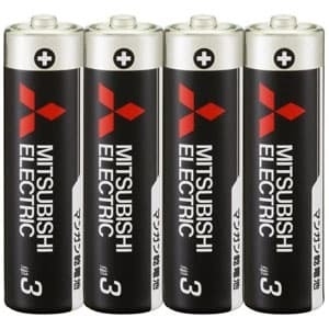 三菱 マンガン乾電池 黒 単3形 4本パック マンガン乾電池 黒 単3形 4本パック R6PUD/4S