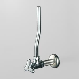 KVK 【販売終了】アングル形止水栓 固定こま仕様 ステンレス製給水管 K6S