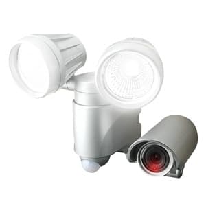 アースマン LEDセンサーライト 録画機能付 AC100V式 ダブル6W×2 LEDセンサーライト 録画機能付 AC100V式 ダブル6W×2 SLT-6LWVA