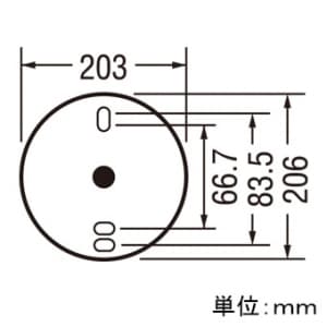 オーデリック 【生産完了品】LEDバスルームライト 白熱灯40W相当 防雨・防湿型 壁面・天井面・傾斜面取付兼用 電球色タイプ  OW269009LD 画像2