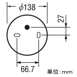 オーデリック 【生産完了品】LEDバスルームライト 白熱灯40W相当 防湿型 壁面取付専用 電球色タイプ  OW009401LD 画像2