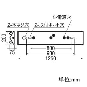 オーデリック 【生産完了品】LEDベースライト《レッド・チューブ》 40形 4250lm 直付型 逆富士型 2灯用 昼白色タイプ 5000K LEDベースライト《レッド・チューブ》 40形 4250lm 直付型 逆富士型 2灯用 昼白色タイプ 5000K XL251147 画像2