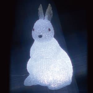 ジェフコム 【生産完了品】LEDクリスタルモチーフ ウサギ(中) AC100V STM-F19-MA