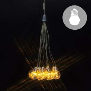 ジェフコム 【生産完了品】LEDデザインストリングライト 電球(小10束)タイプ コード長約5m STM-E07-BH10L