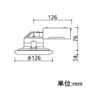 オーデリック 【生産完了品】LEDダウンライト SB形 埋込穴φ100 白熱灯100Wクラス 拡散配光 連続調光 本体色:木枠(白木) 電球色タイプ 2700K LEDダウンライト SB形 埋込穴φ100 白熱灯100Wクラス 拡散配光 連続調光 本体色:木枠(白木) 電球色タイプ 2700K OD261666 画像2