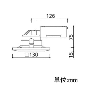 オーデリック 【生産完了品】LEDダウンライト SB形 角型 埋込穴□100 白熱灯60Wクラス 拡散配光 連続調光 本体色:木枠(民芸塗) 昼白色タイプ 5000K LEDダウンライト SB形 角型 埋込穴□100 白熱灯60Wクラス 拡散配光 連続調光 本体色:木枠(民芸塗) 昼白色タイプ 5000K OD261699 画像3