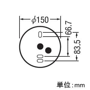 オーデリック 【生産完了品】LEDシーリングダウンライト 白熱灯100Wクラス 配光角112° 連続調光 本体色:木調ウォールナット 電球色タイプ 2700K LEDシーリングダウンライト 白熱灯100Wクラス 配光角112° 連続調光 本体色:木調ウォールナット 電球色タイプ 2700K OL251773 画像2