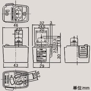 東芝 【生産完了品】接地極付抜止コンセントプラグ 接地極付ライティングレール用 15A 125V シルバー用  DR6012E(S) 画像2