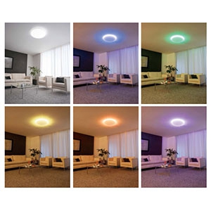 オーデリック 【生産完了品】LEDシーリングライト 〜8畳用 《DuaLuce Multicolor》 電球色〜昼光色 マルチカラー間接光 調光・調色タイプ Bluetooth&reg;対応 LEDシーリングライト 〜8畳用 《DuaLuce Multicolor》 電球色〜昼光色 マルチカラー間接光 調光・調色タイプ Bluetooth&reg;対応 OL291002BC 画像3