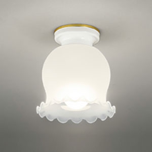 オーデリック 【生産完了品】LED小型シーリングライト 白熱灯100W相当 電球色 非調光タイプ OL013016LD